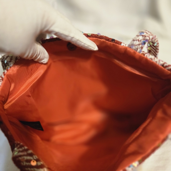 Chanel Red Sequin Women's Bag - Picture 4 of 5